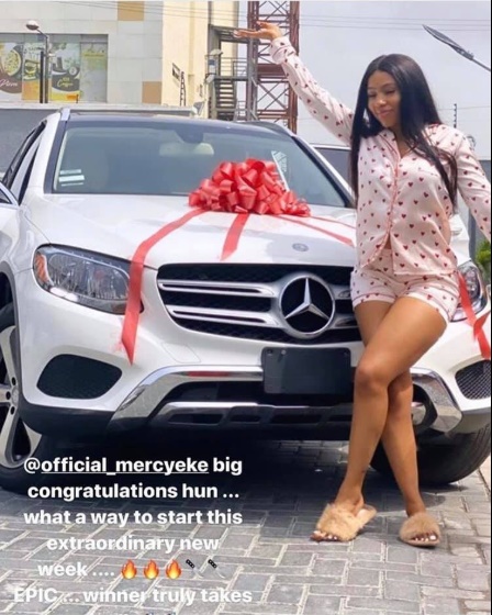 Mercy Eke Gets a Mercedes Benz Gift
