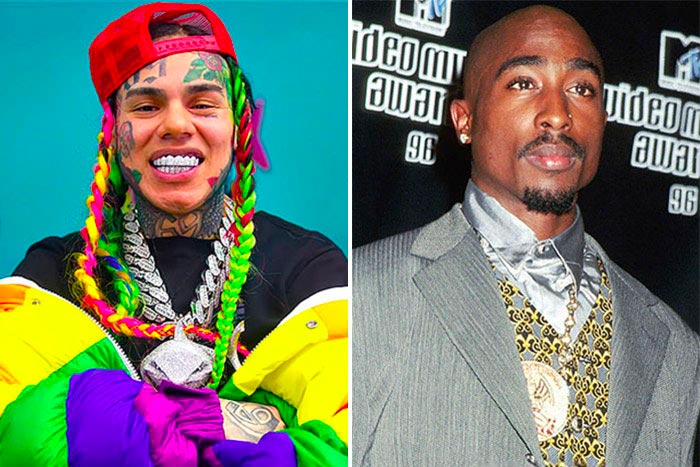6ix9ine Says There is No Difference Between Him and Tupac