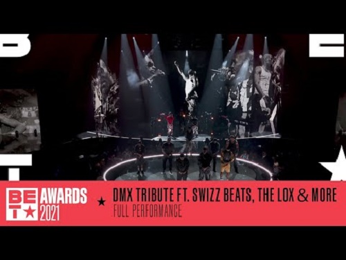 Swizz Beatz The Lox Method Man Lil Buck and Busta Rhymes Honour the Late DMX at BET Awards 2021
