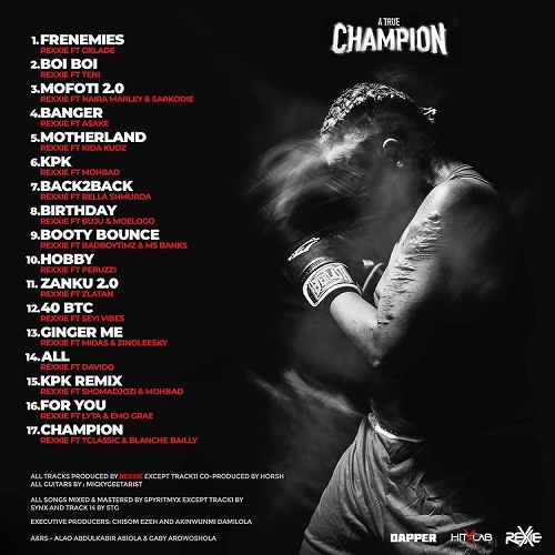 rexxie a true champion album